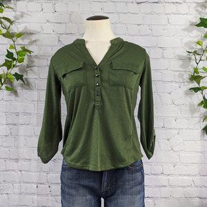 NO BOUNDARIES Mandarin Shirt XS